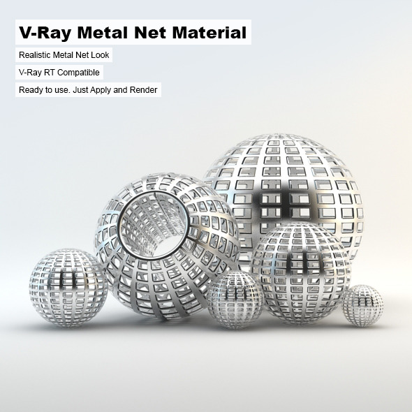 V-Ray Metal Net - 3Docean 3293131