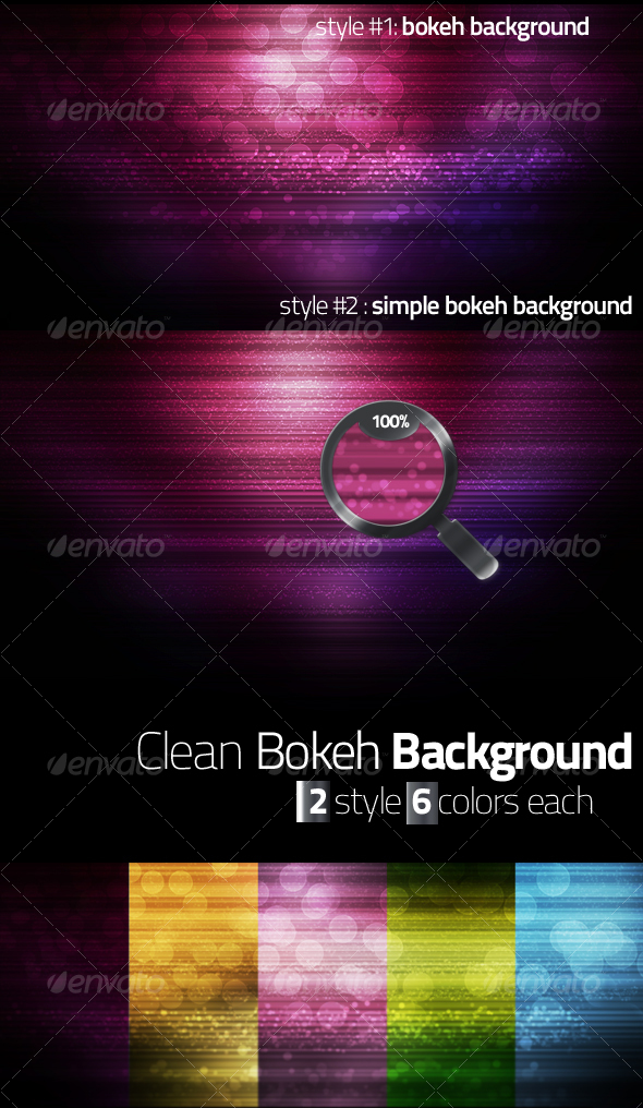 Clean Bokeh Backgrounds