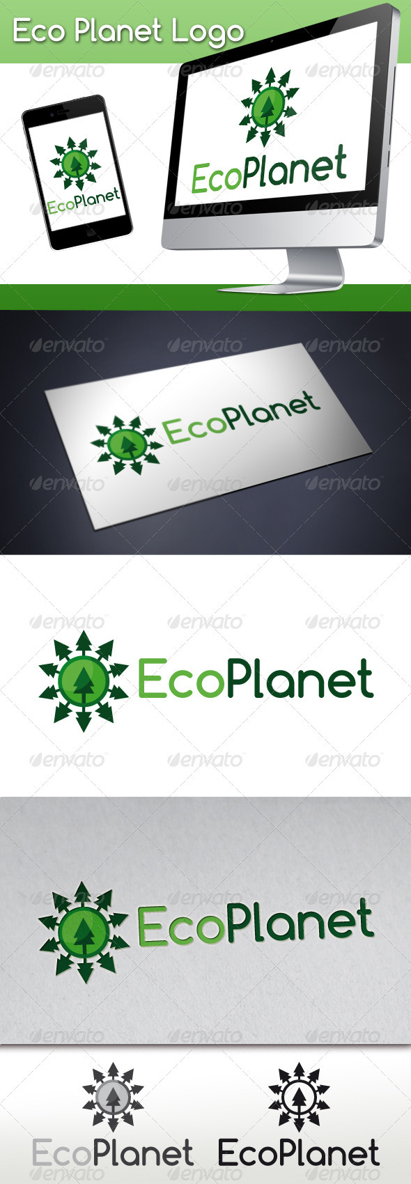 Eco Planet Logo - Nature Logo Templates