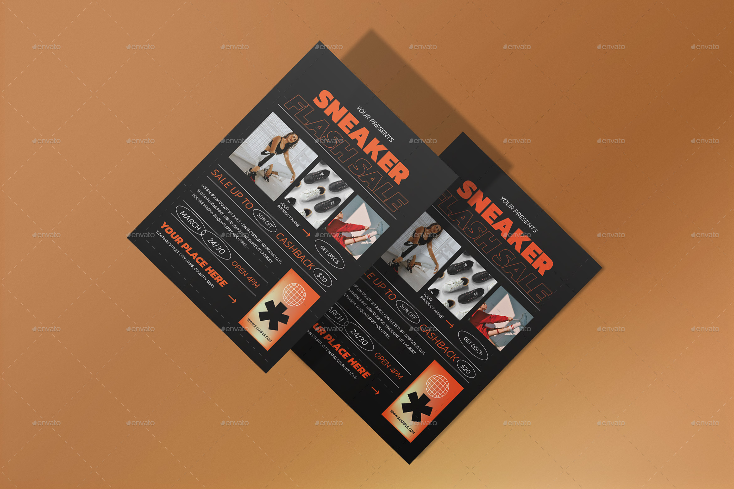 Sneakers Flyer, Print Templates | GraphicRiver