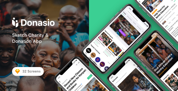 Donasio - Sketch Charity & Donation App