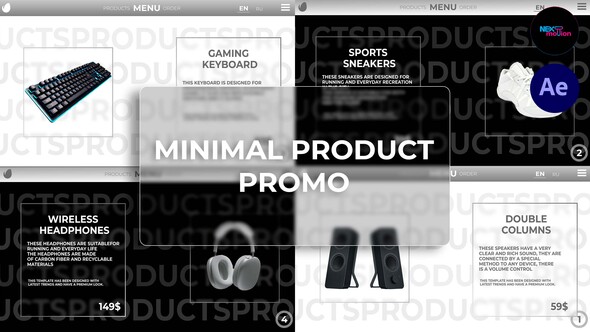 Minimal Product Promo Product Promo template preview