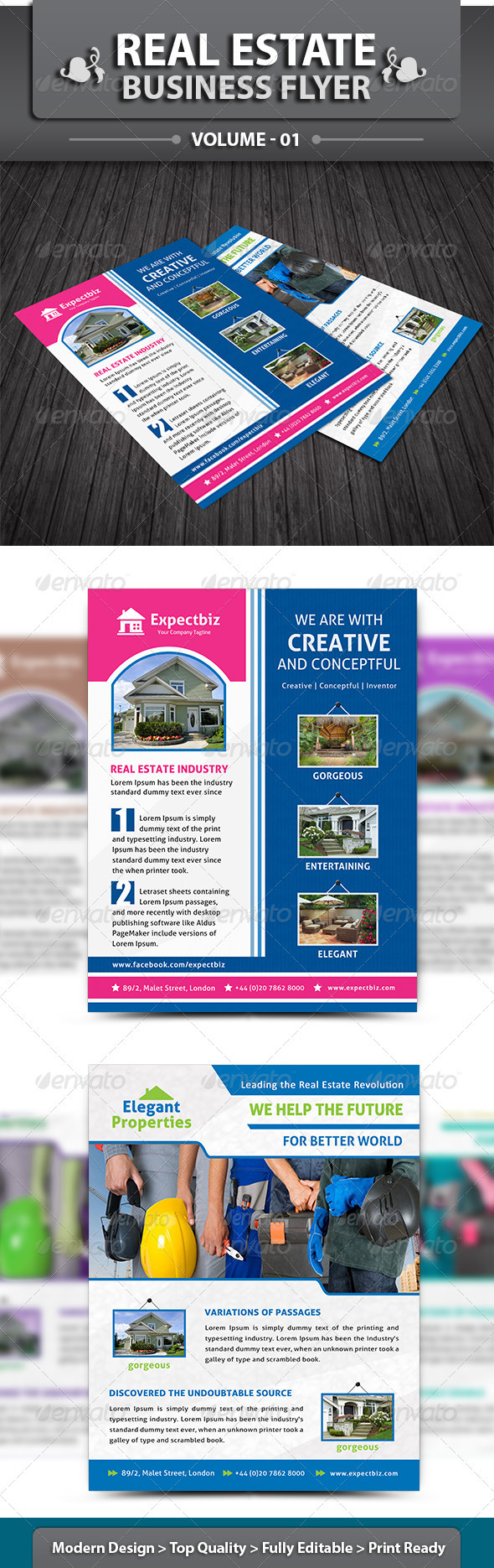Real Estate Business Flyer | Volume 1 - Corporate Flyers