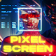 Pixel Screen / Textures, Transitions, Frames - VideoHive Item for Sale