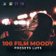 100 Film Moody LUTs Color Grading