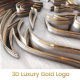 3D Luxury Gold Logo Intro - VideoHive Item for Sale