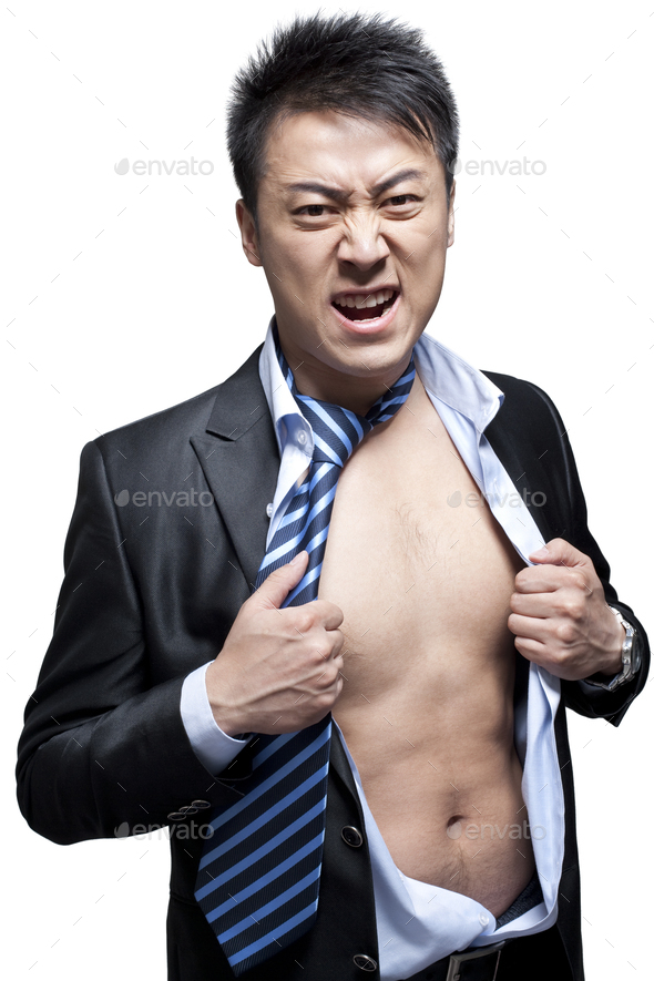 Frustrated businessman - Stock Photo - Images