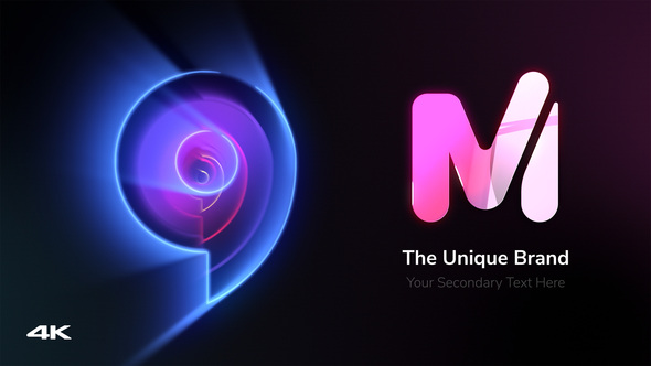 Minimal Light Logo Reveal Logo Stings template preview