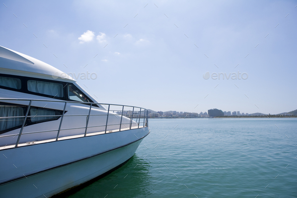 Yacht in Hainan - Stock Photo - Images