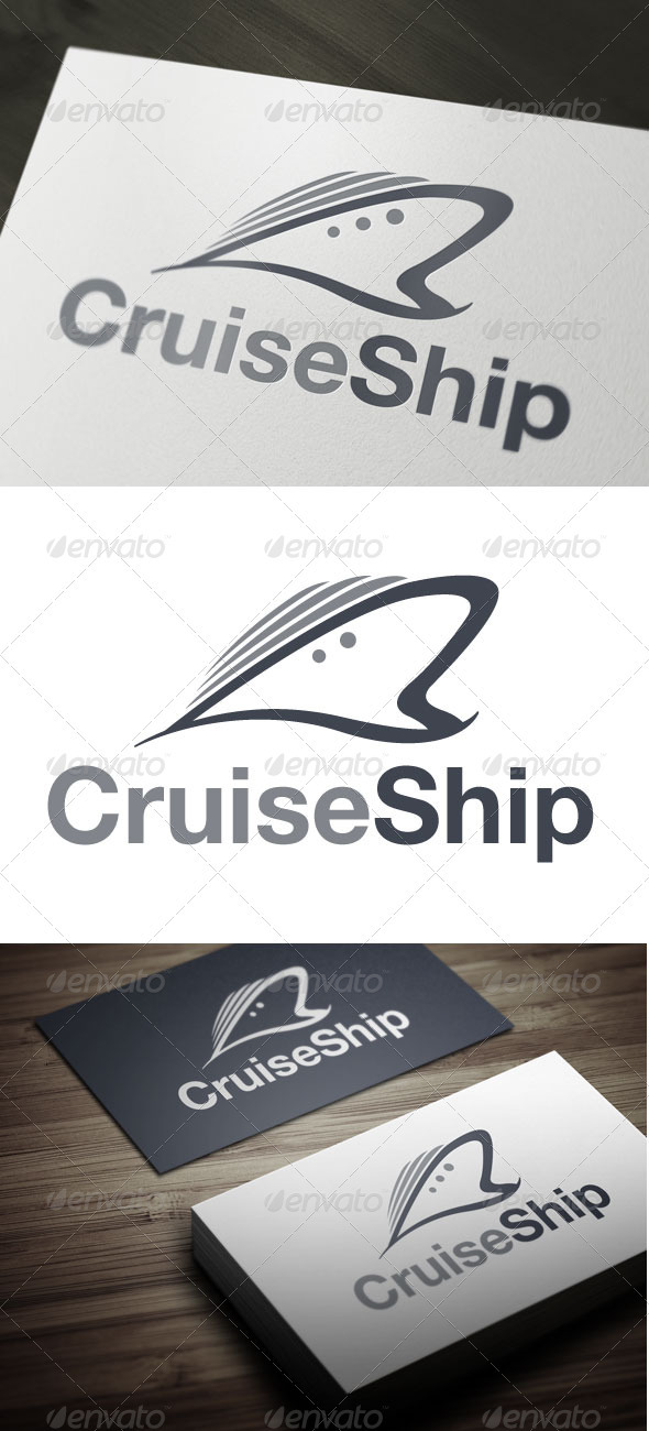 Cruise Ship - Objects Logo Templates