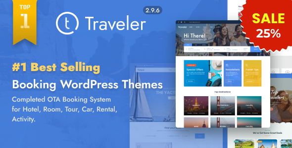 Travel Booking WordPress Theme