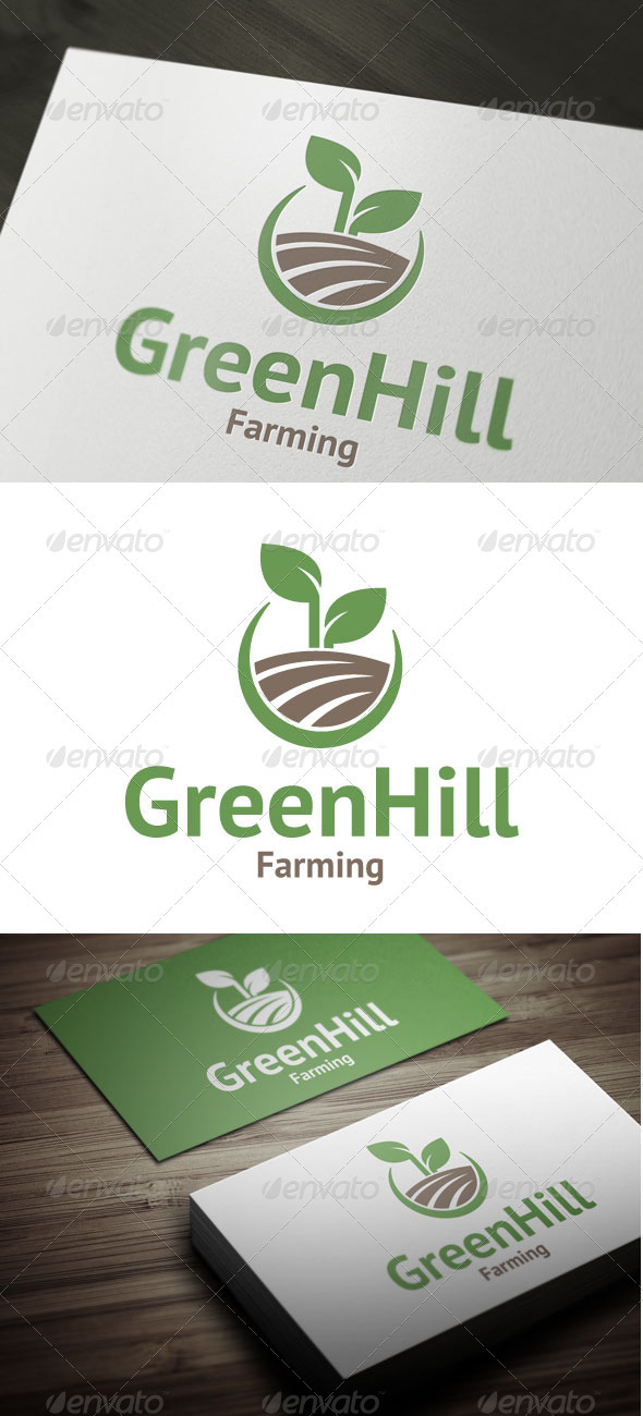 Green Hill - Nature Logo Templates