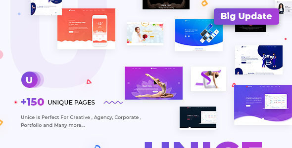 Unice - Creative Agency & Business Multipurpose HTML Template