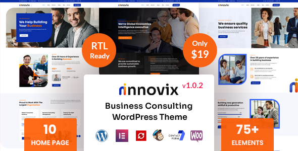 Innovix – Business Consulting WordPress Theme
