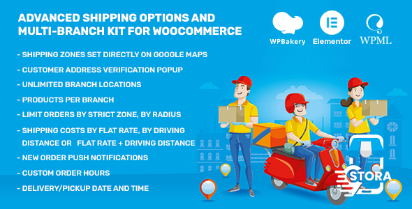 Stora – Advanced Shipping Options & Multi-Branch Kit for WooCommerce