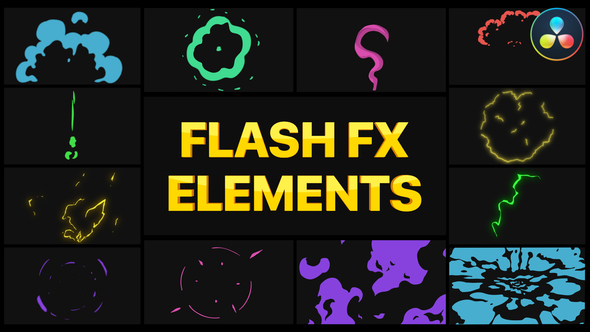 Flash FX Elements Pack 04 | DaVinci Resolve