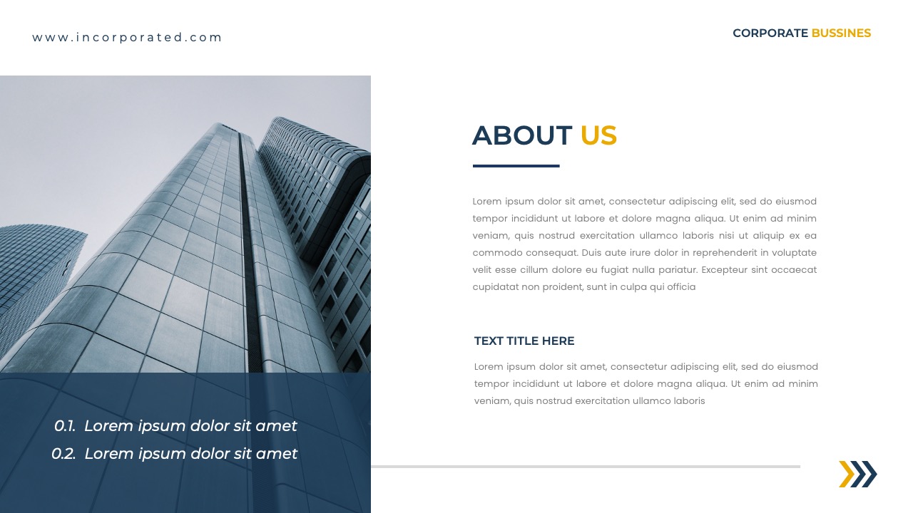 INCORPORATED – Business Multipurpose PowerPoint Presentation Template ...