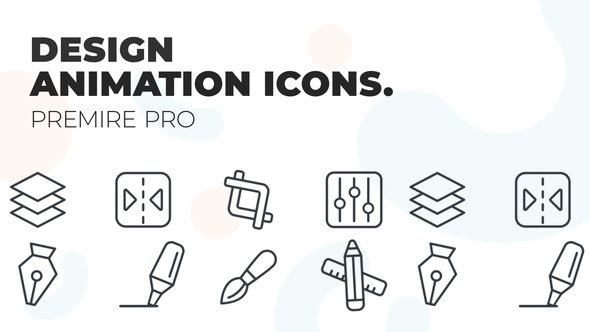 Design & Tools - MOGRT UI Icons