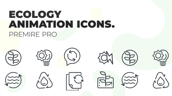 Ecology & Recycling - MOGRT UI Icons