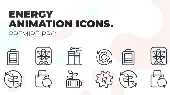 Energy & Renewable - MOGRT UI Icons