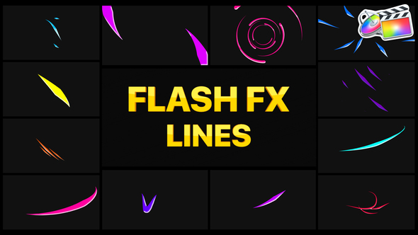 Flash FX Lines | FCPX
