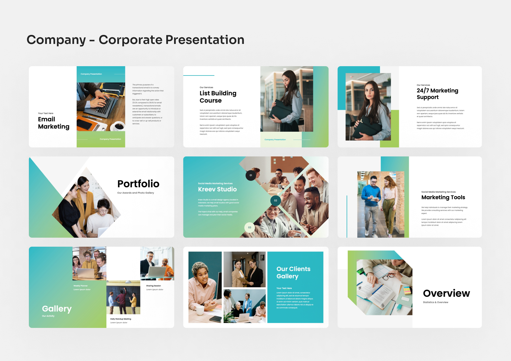 Company - Corporate PowerPoint Presentation, Presentation Templates