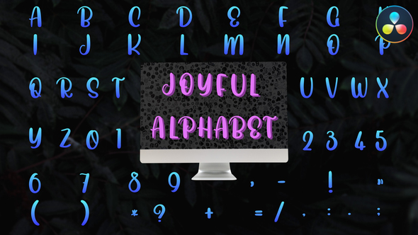 Joyful Alphabet | DaVinci Resolve
