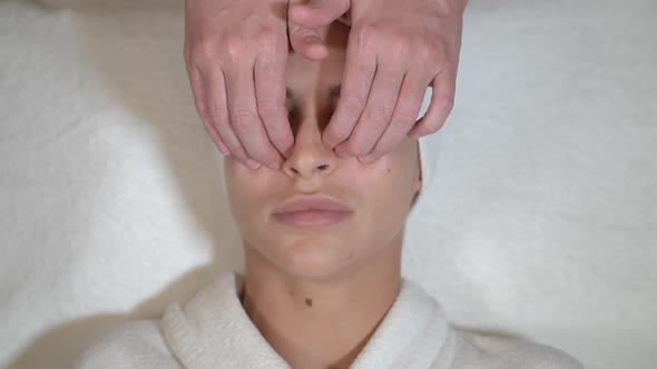 Woman Face Massage