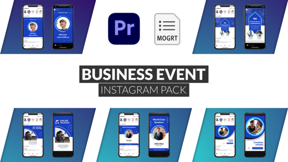Business Event Instagram Pack for Premiere Pro