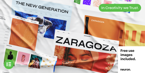 Zaragoza – Creative Portfolio WordPress Theme