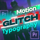 Motion Glitch Typography - VideoHive Item for Sale