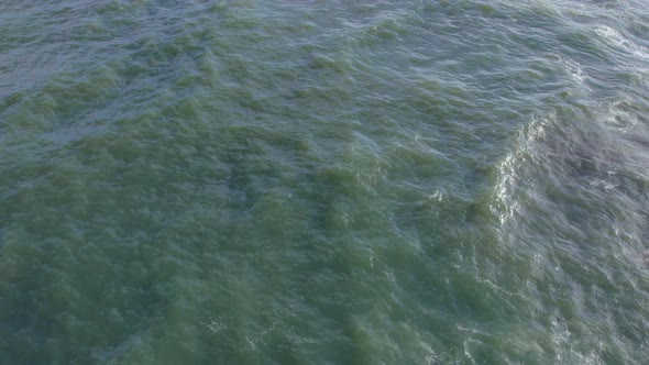 Aerial View Of The Ocean And The Sky