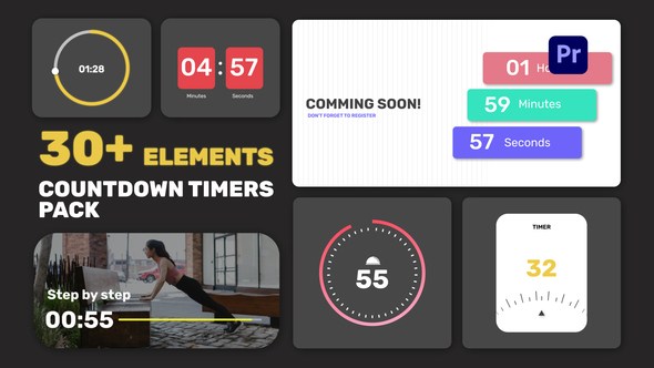Countdown Timers Pack for Premiere Pro