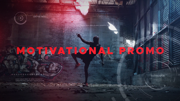 Motivational Sport Promo Video Displays template preview