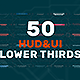 50 HUD UI Lower Thirds