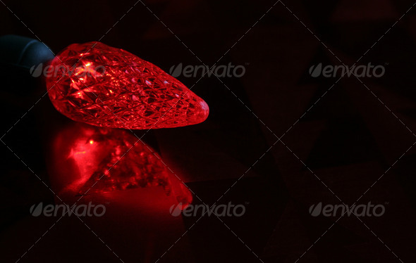 Red LED Christmas Light