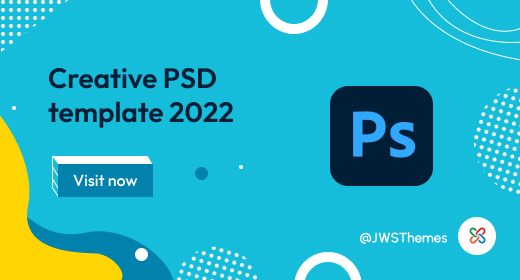 Creative PSD template 2022