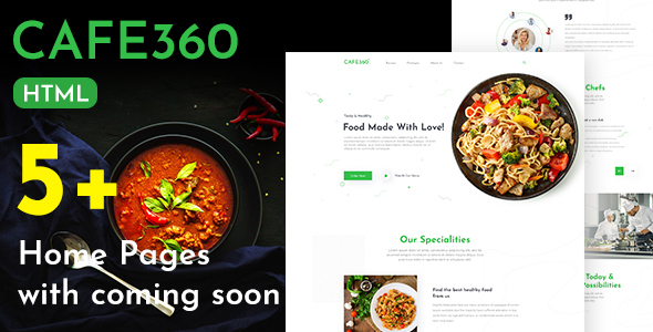 Cafe360 | Restaurant & Fast Food Template