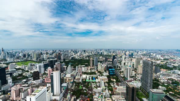 time lapse of Bangkok cityscape, Thailand alt