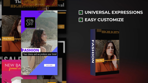 Fashion Instagram Product Promo template preview