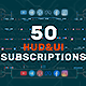 50 HUD UI Subscriptions