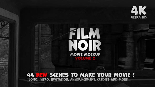 Film Noir - Movie Mockup Volume 2 Elements template preview