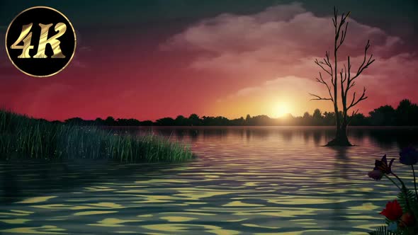 Sunset On The Lake