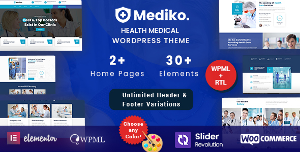 Mediko - Health Medical WordPress Theme