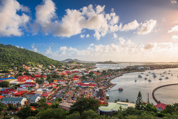 Marigot, St. Martin in the Caribbean - Stock Photo - Images