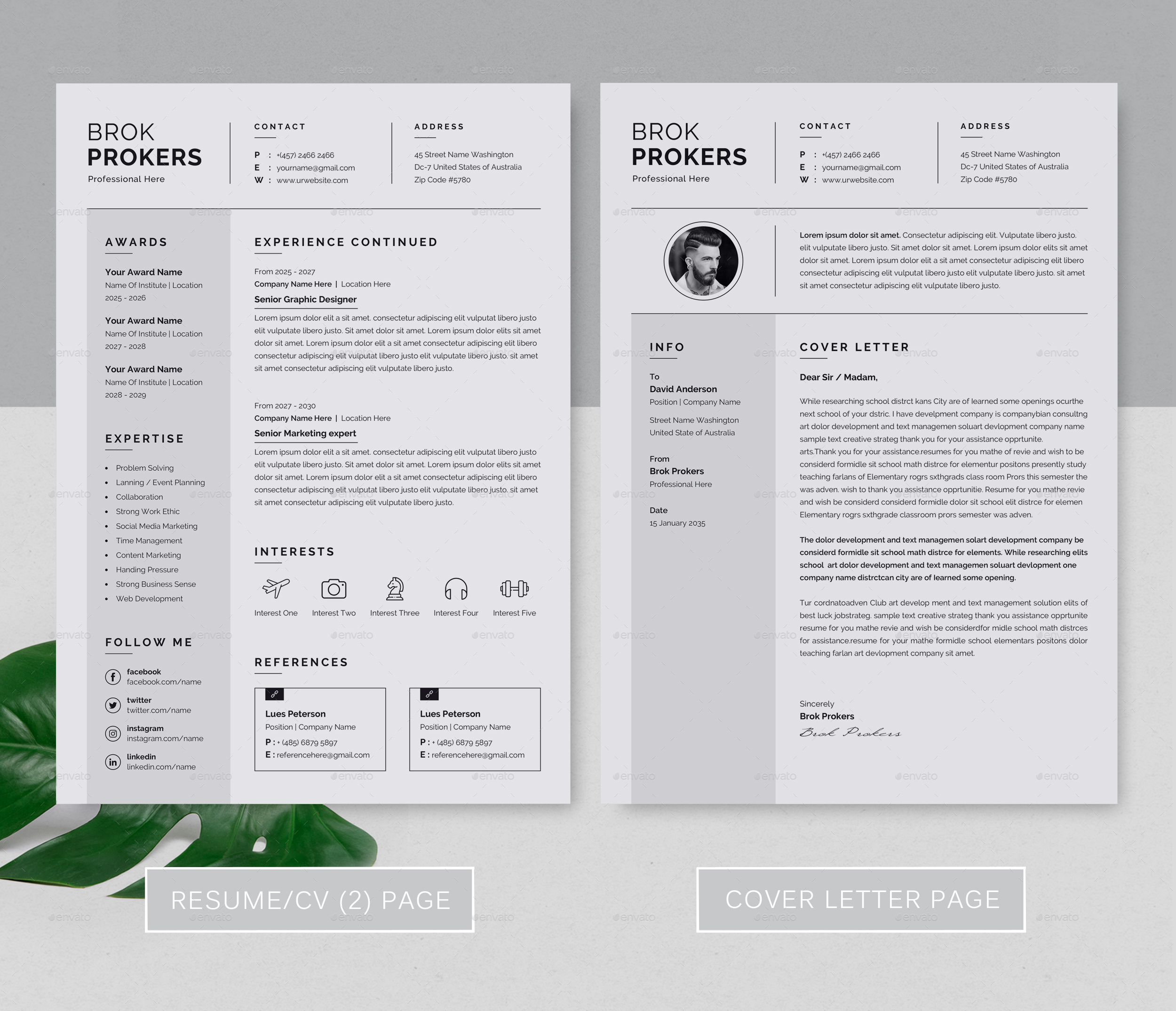 Resume, Print Templates | GraphicRiver