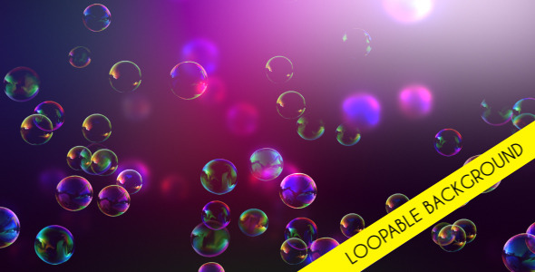 Bubbles Background by masterdot | VideoHive