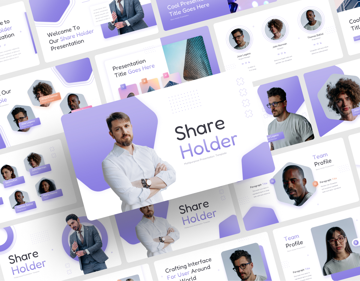 Shareholder - Multipurpose PowerPoint Presentation, Presentation Templates