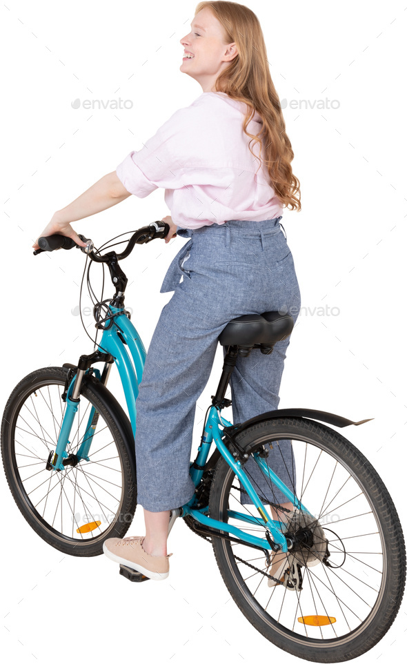 Standing on store bike seat