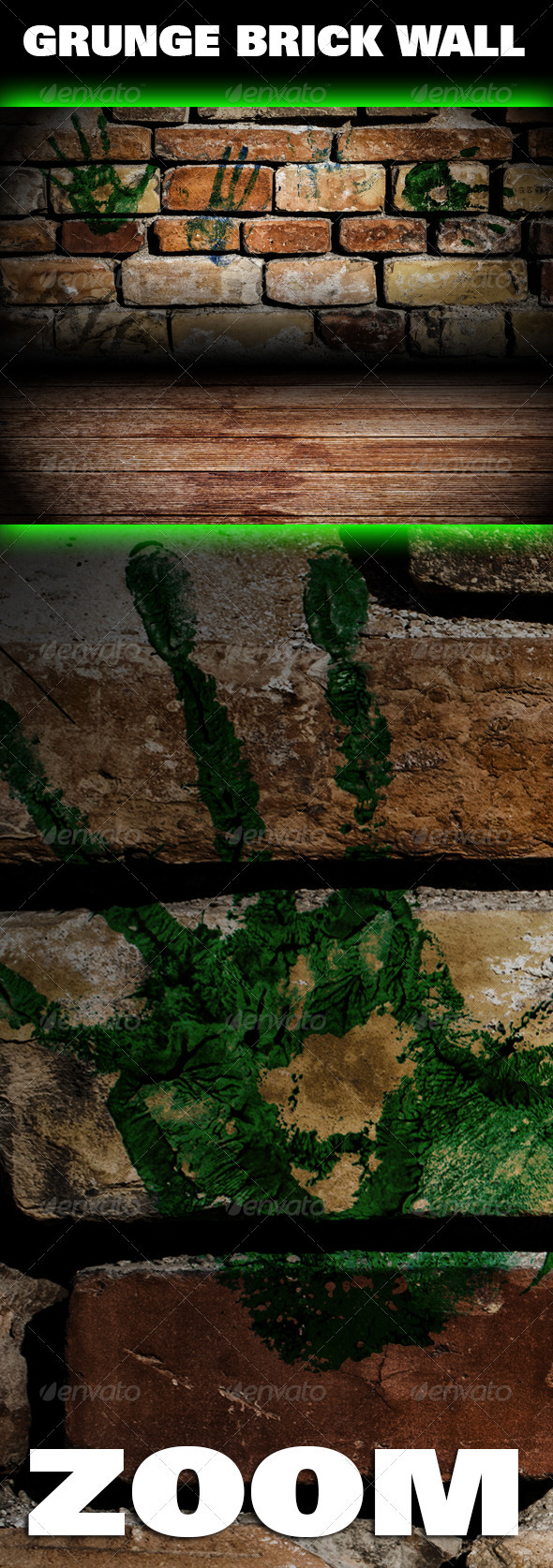 Grunge Brick Wall Texture - Industrial / Grunge Textures
